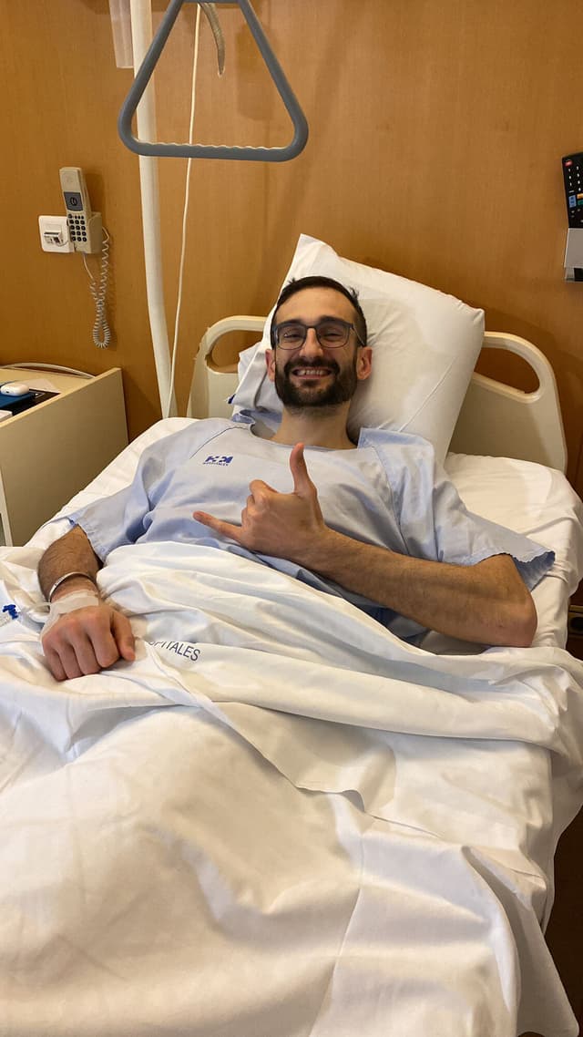 Álvaro Muñoz, operado con éxito
