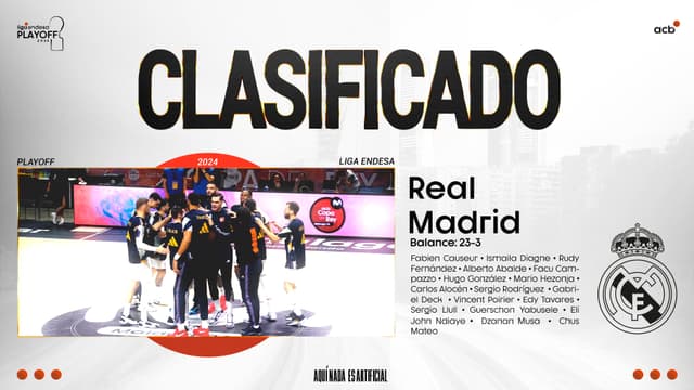 El Real Madrid, al Playoff