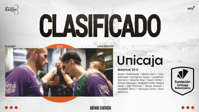 Unicaja, al Playoff