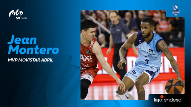 Jean Montero, MVP Movistar de abril