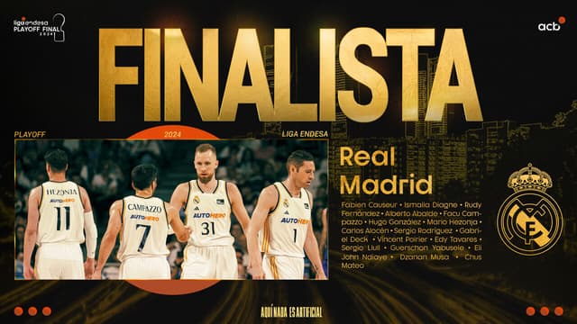 El Real Madrid, finalista liguero