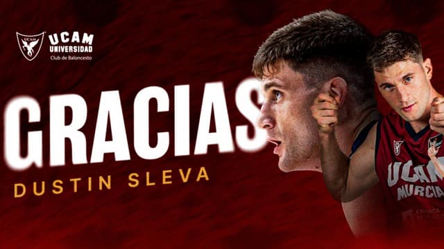 UCAM Murcia da las gracias a Sleva