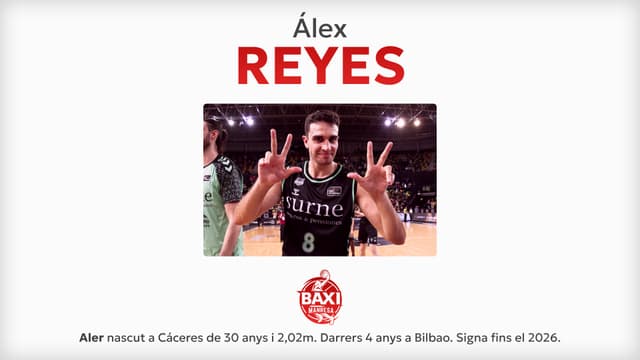BAXI Manresa ficha a Álex Reyes