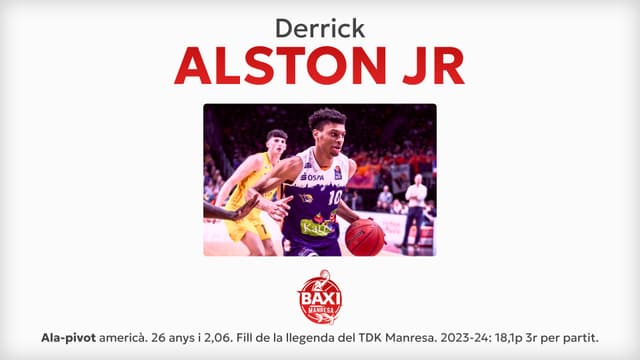 BAXI Manresa ficha a Derrick Alston