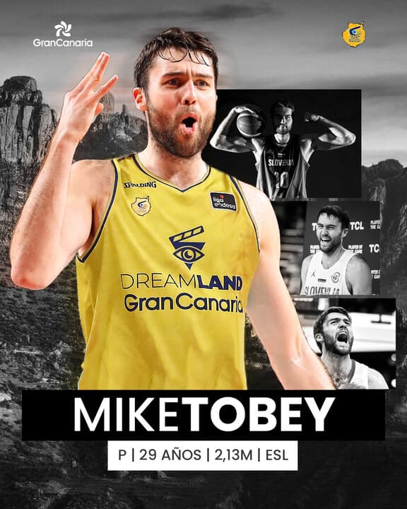 Dreamland GC anuncia a Mike Tobey