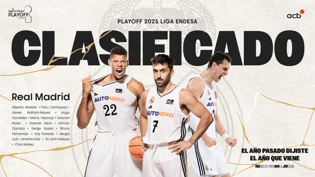El Real Madrid ya está en Playoff