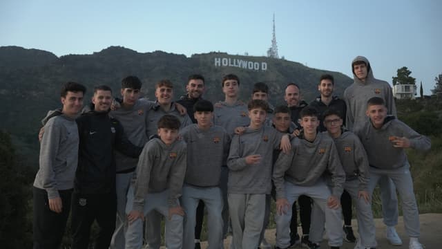 El Barça visitó Los Ángeles