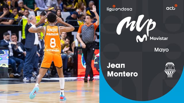 Jean Montero, MVP Movistar de mayo