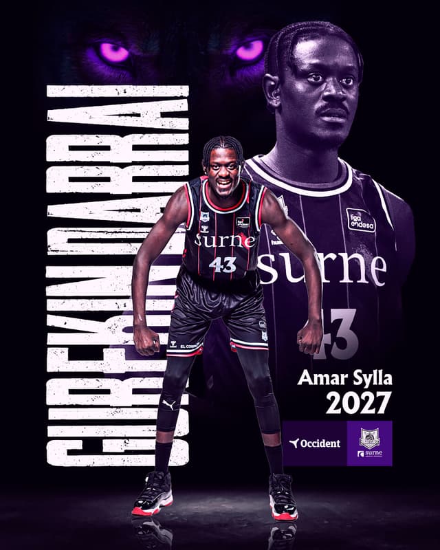 Amar Sylla renueva con Surne BB