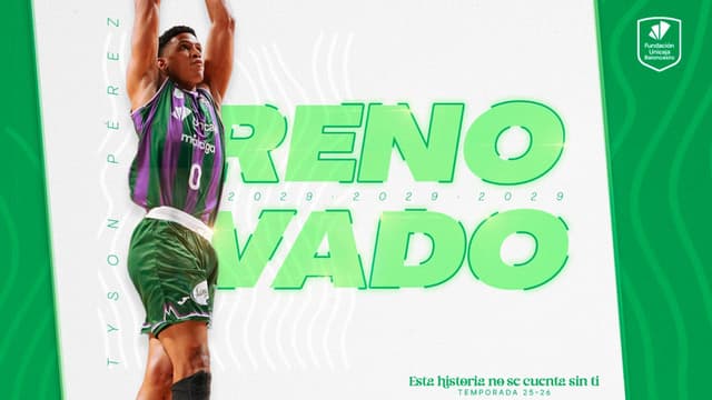 Tyson Pérez, en Unicaja hasta 2029