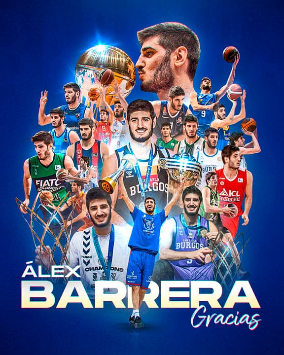 Álex Barrera se despide del basket