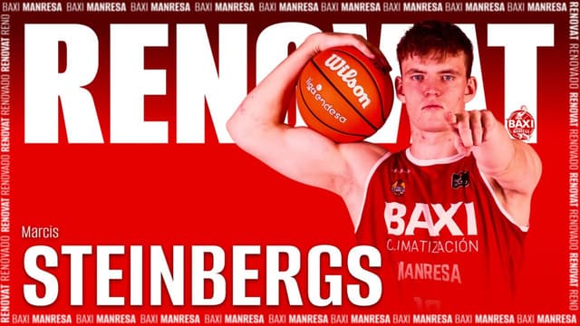 Steinbergs, 2 años más en Manresa