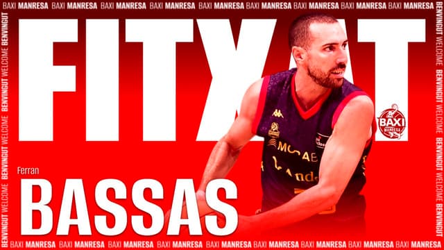 Bassas, refuerzo para BAXI Manresa