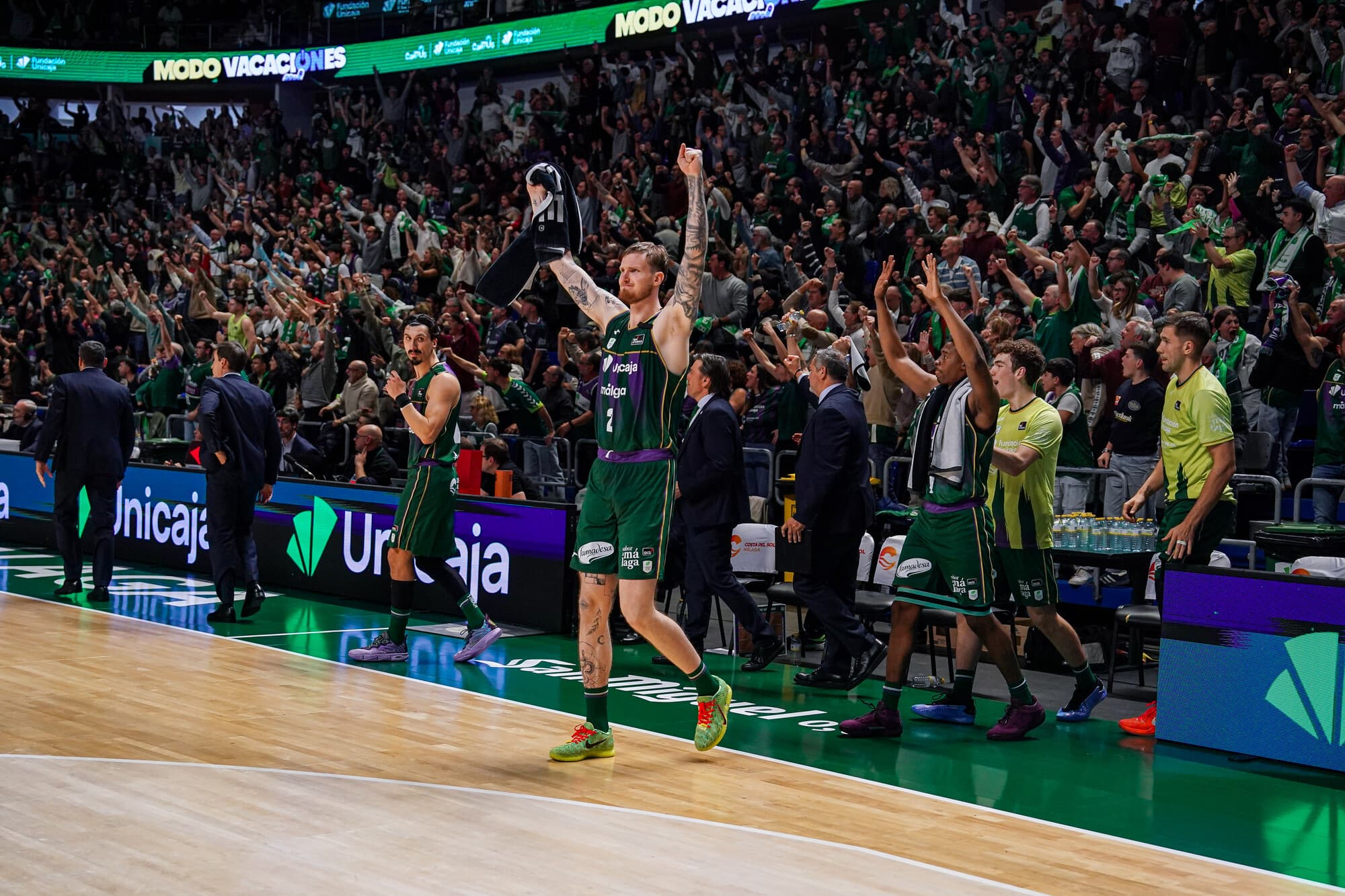 Unicaja celebra la victoria 900 en Liga Endesa