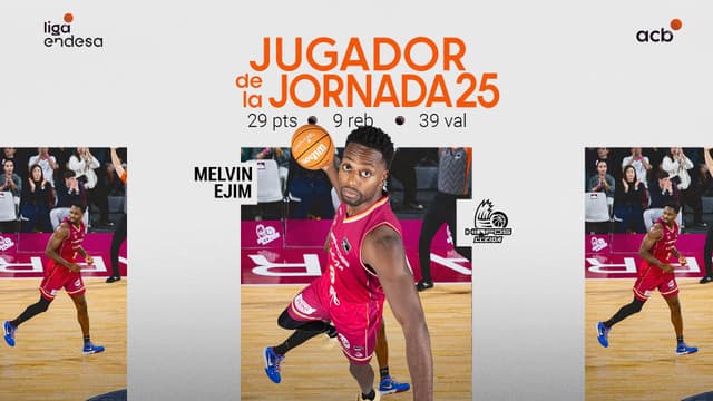Melvin Ejim, Jugador de la Jornada 25