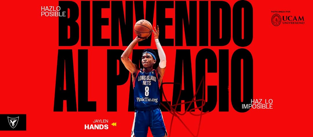 Jaylen Hands al UCAM Murcia