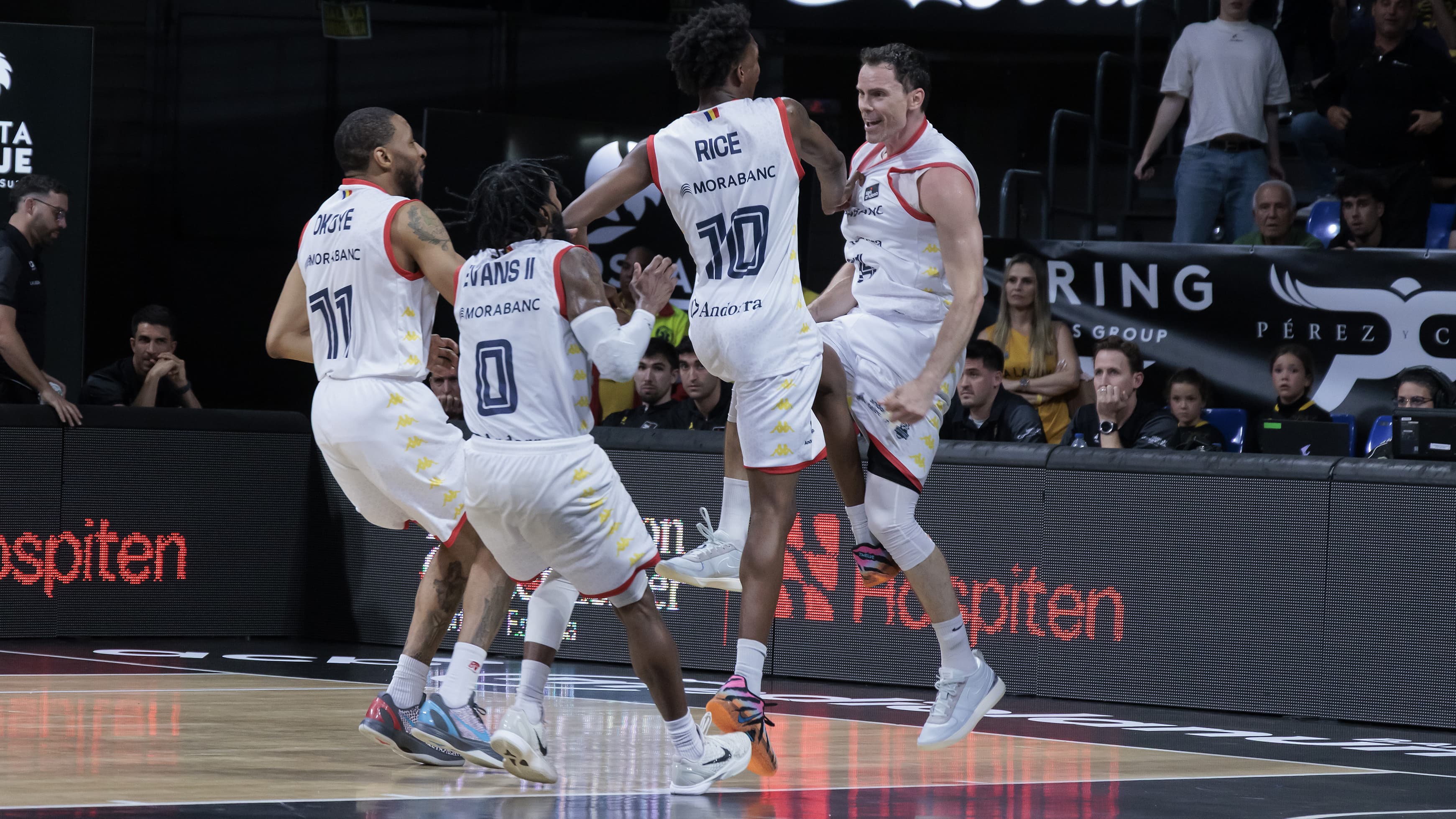El MoraBanc Andorra celebra el triple ganador de Kuric