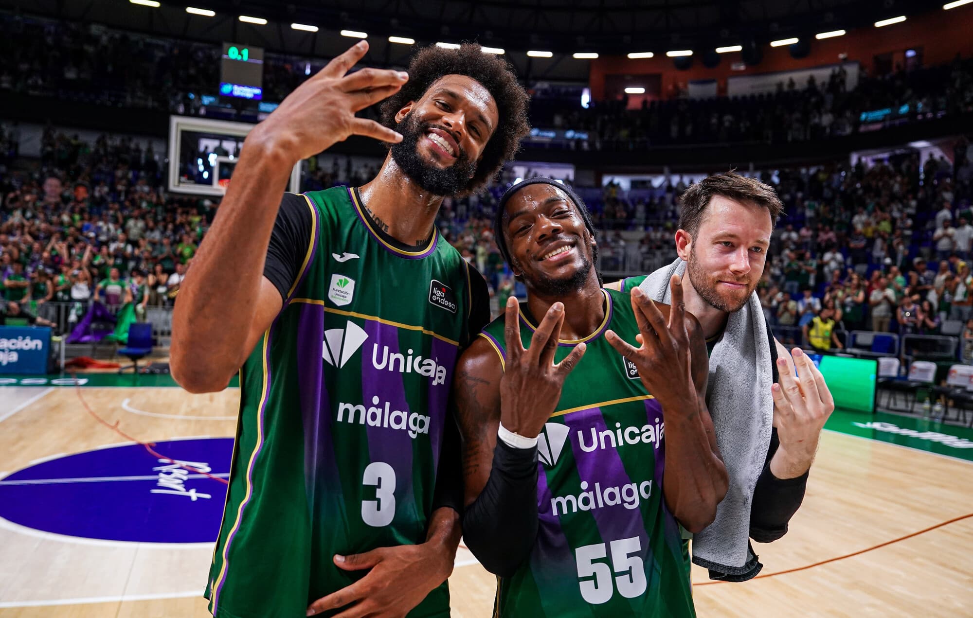 Unicaja celebra la victoria