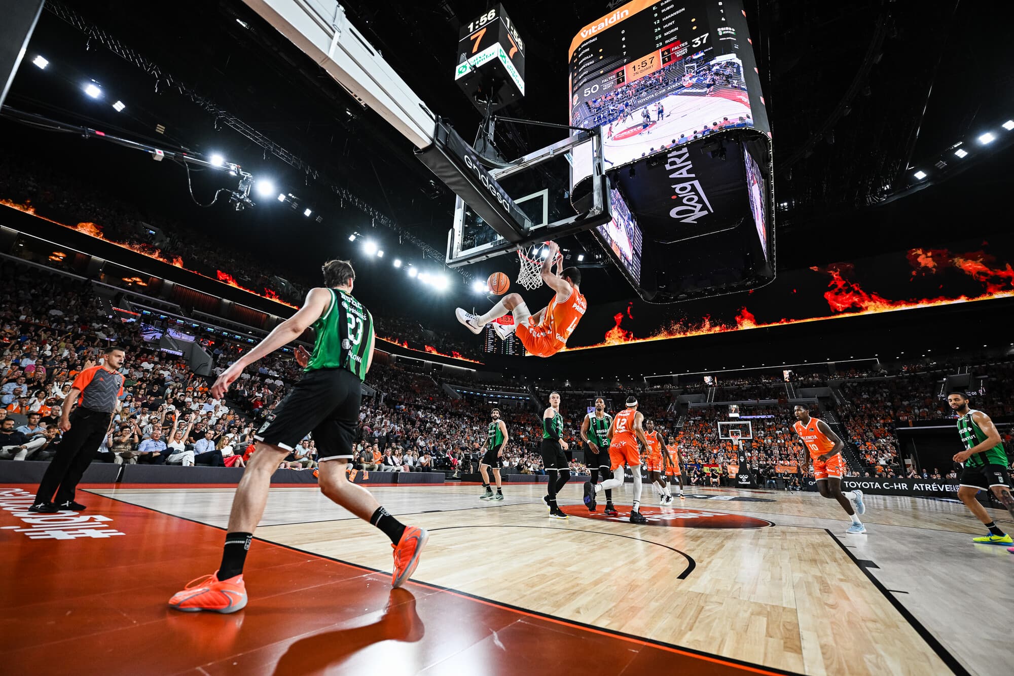 Valencia Basket y Asisa Joventut disputaron uno de los mejores partidos de la historia del Playoff.