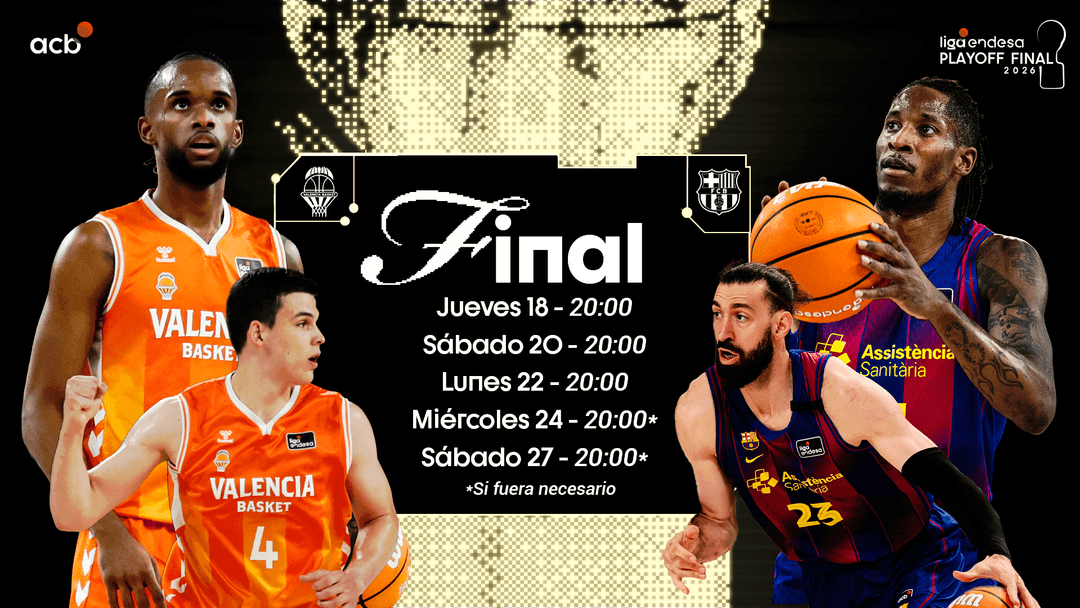 Diseño horarios Playoff Final 2026