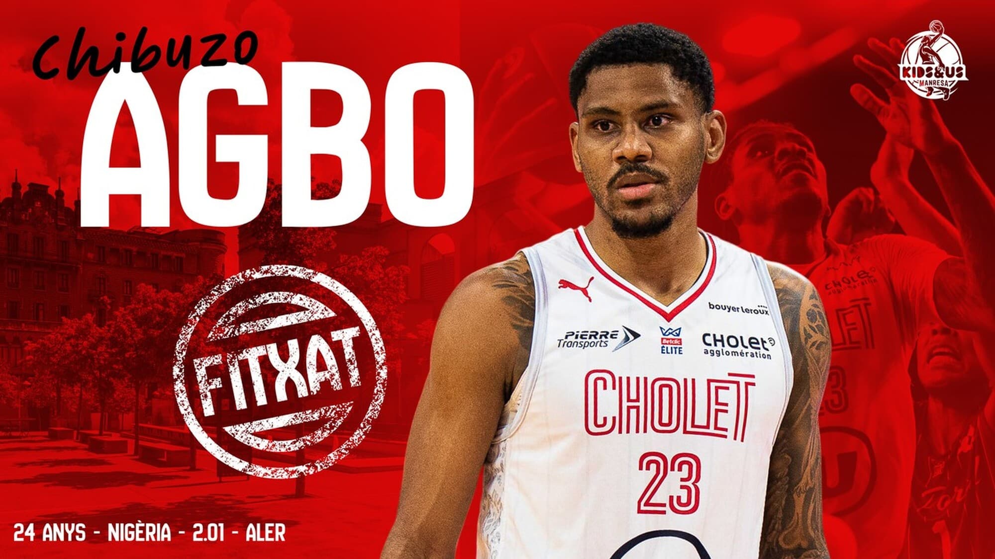 Chibuzo Agbo llega a Kids&Us Manresa