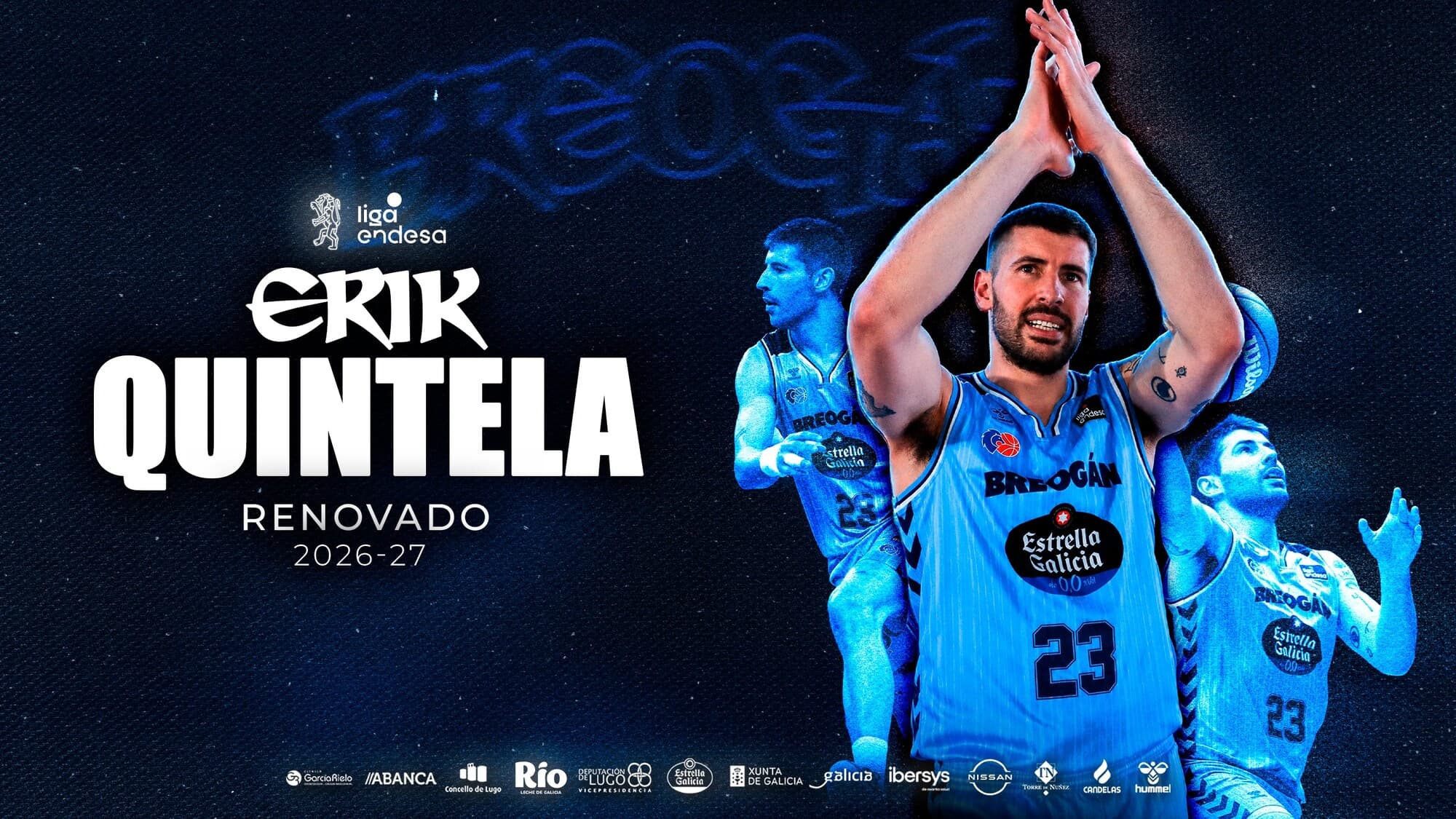 Erik Quintela, renovado