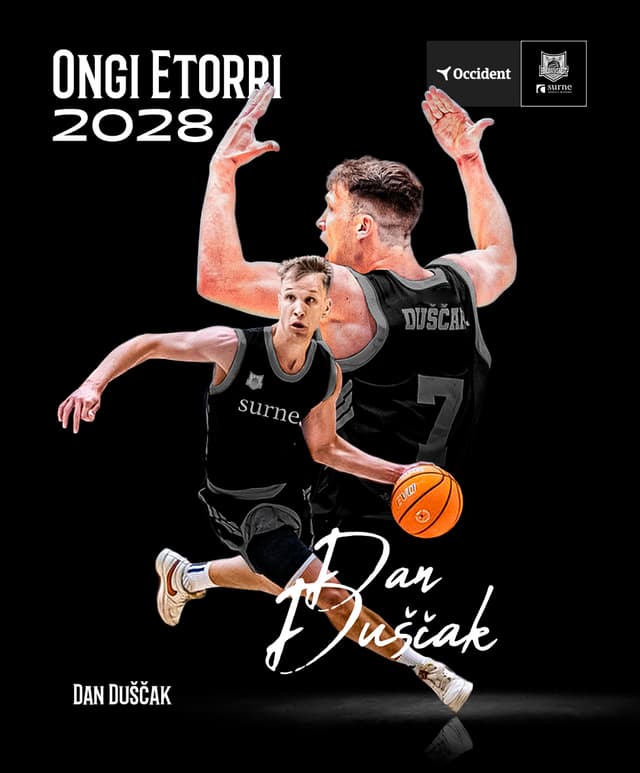 El internacional esloveno Dan Duščak firma con Surne Bilbao