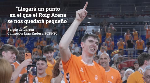 De Larrea: "Llegará un punto en el que el Roig Arena se nos quedará pequeño"