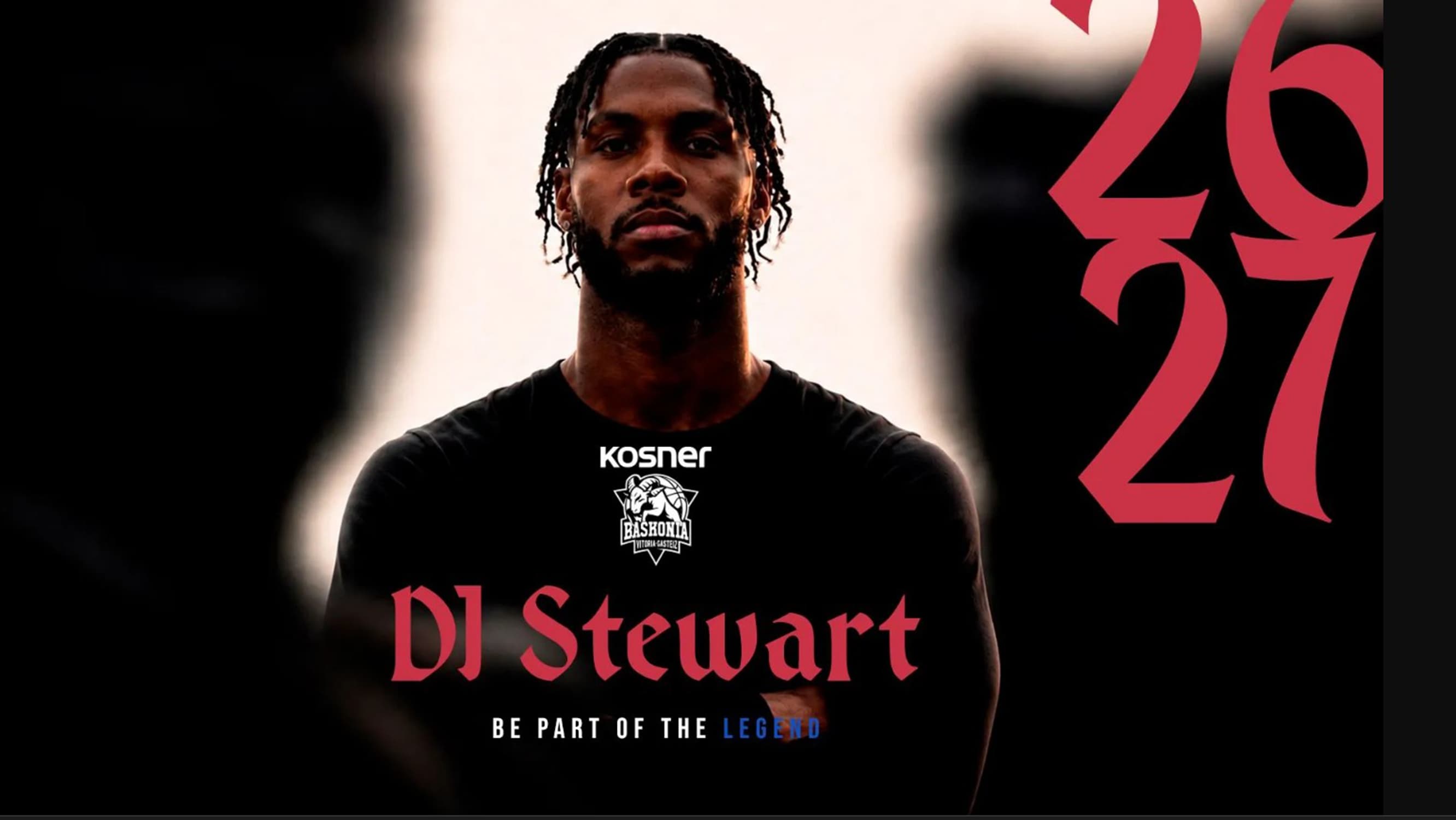Dewayne Stewart Jr se viste de baskonista