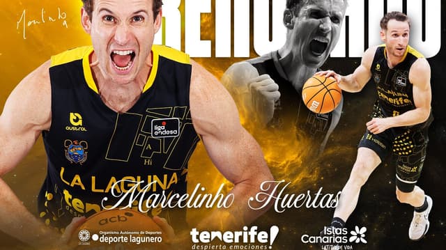 La Laguna Tenerife seguirá disfrutando de la magia de Marcelinho Huertas