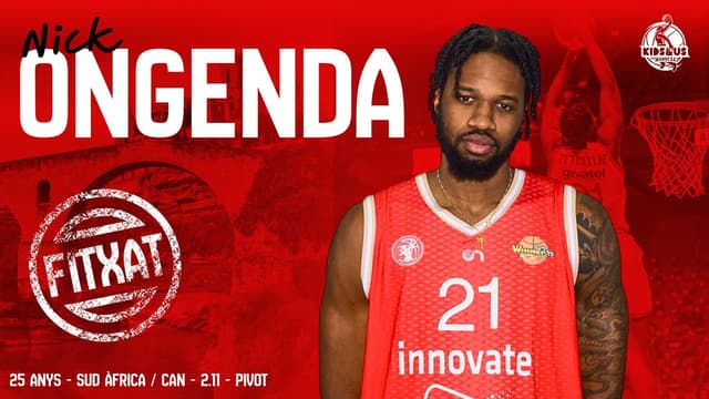 Nick Ongenda, un pívot intimidador para el nuevo Kids&Us Manresa