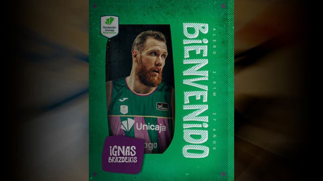 Ignas Brazdeikis, alto calibre para el perímetro de Unicaja