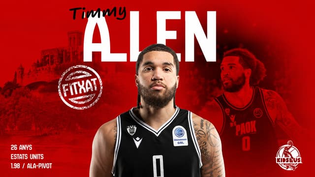 Timmy Allen, talento ofensivo para Kids&Us Manresa