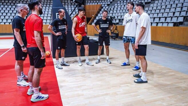 Primera sesión oficial de entrenamiento de FIATC Girona
