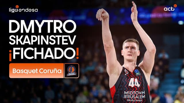 Así juega Dmytro Skapinstev, nueva referencia interior del Leyma Coruña