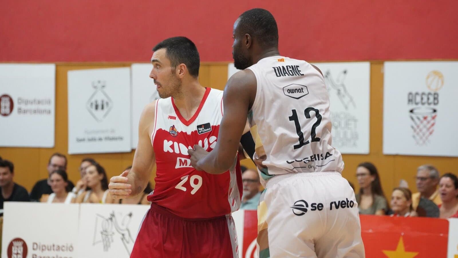 Pierre Oriola y Atoumane Diagne