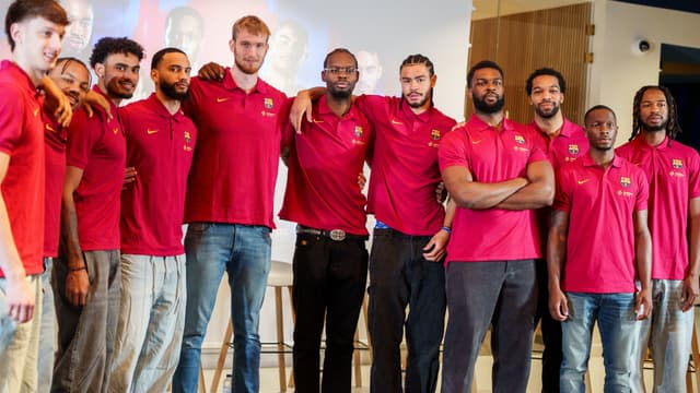 Presentados los once nuevos jugadores del Barça de baloncesto