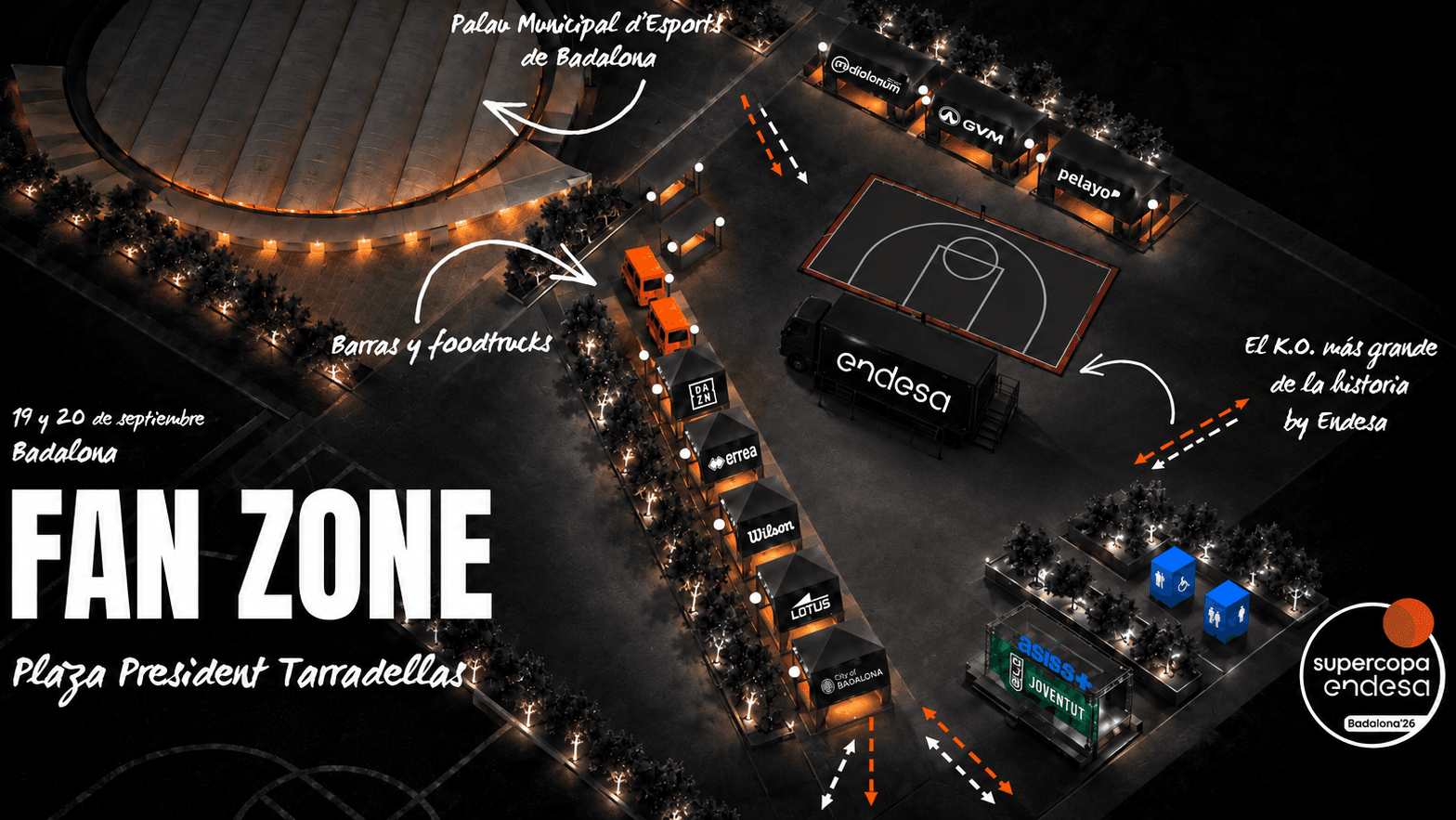 Fanzone de la Supercopa Endesa Badalona 2026