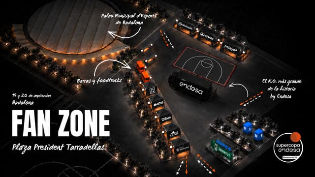 Supercopa Endesa 2026: Una Fan Zone para disfrutar del baloncesto y mucho más