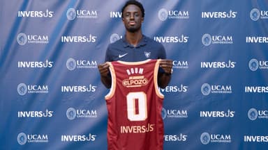 Souley Boum, presentado con UCAM Murcia