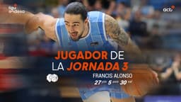 Francis Alonso, Jugador de la Jornada 3