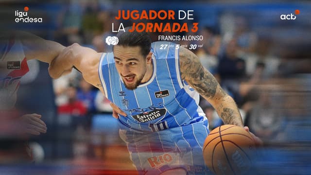 Francis Alonso, Jugador de la Jornada 3 de la Liga Endesa 2026-27