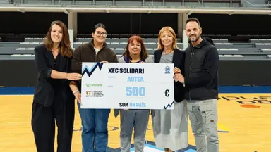 Entrega del cheque solidario