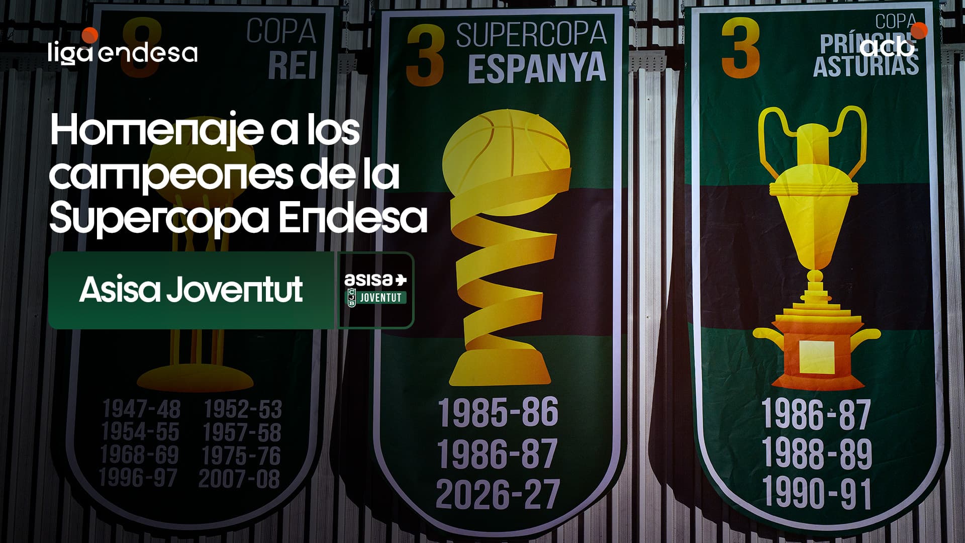 ASISA Joventut ofrece la Supercopa Endesa a su afición