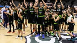 Nico Laprovittola celebra la victoria de ASISA Joventut