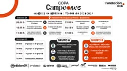 Calendario 1ª Jornada Copa Campeones 2026-27