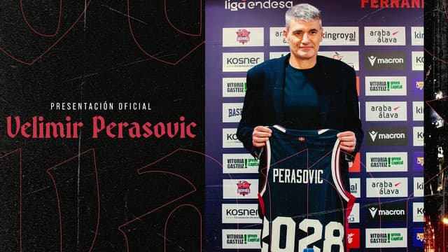 Velimir Perasovic, presentado como entrenador de Kosner Baskonia