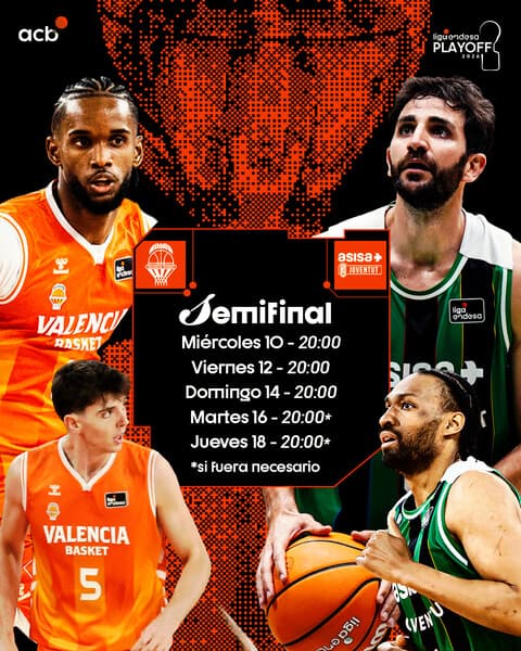 ⚔️ VALENCIA BASKET-PENYA, 2ª semifinal