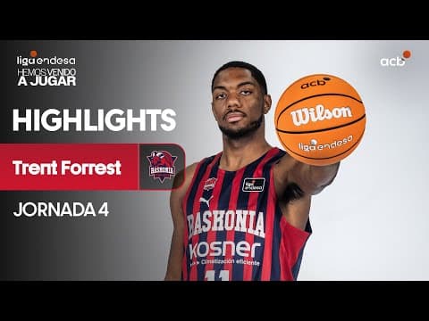 Imparable partido de Forrest para ganar en el Palau