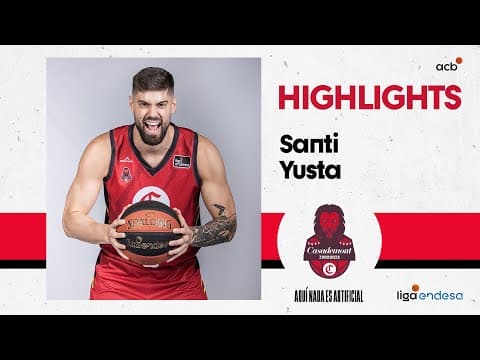 Santi Yusta, referente ofensivo del Casademont Zaragoza